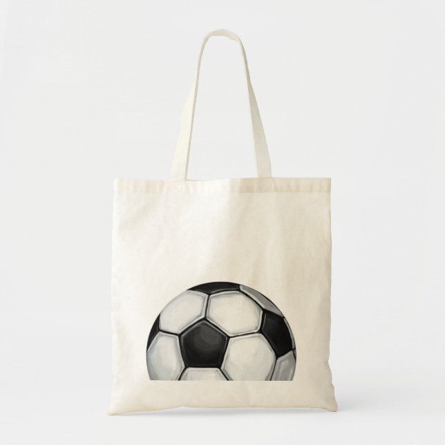 Soccer Ball Tote Bag (Front)