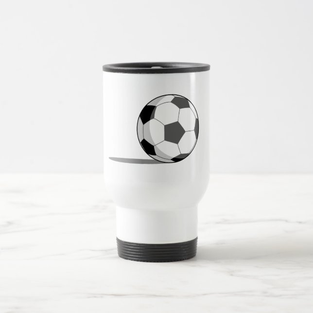 Soccer Ball Travel Mug (Center)