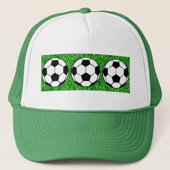 Soccer Ball Trucker Hat (Front)