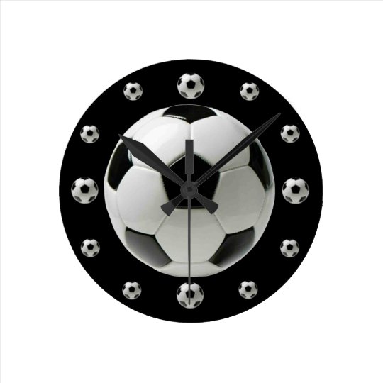 Soccer Ball Wall Clock | Zazzle