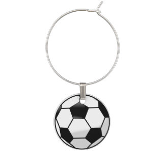 Soccer Ball Wine Charm