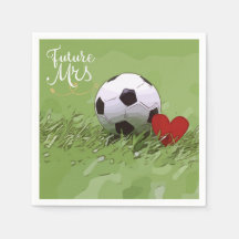 Soccer ball with red heart  Future MRS