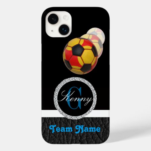 Soccer Ball With Yellow Orange And Black Case_Mate iPhone 14 Plus Case