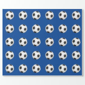 Soccer Ball Wrapping Paper (Flat)