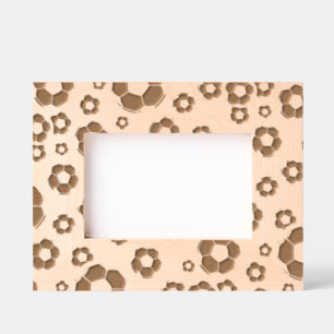 Soccer BalLaser Etched Picture Frame Engraved Fram