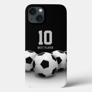 Soccer Balls   Best Player Number iPhone 13 Case