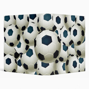 SOCCER BALLS COLLAGE BINDER