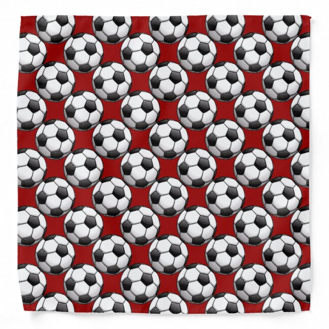 Soccer Balls Design Bandana (Front)