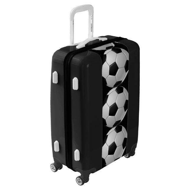 Soccer Balls Design Luggage (Rotated Left)