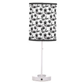 Soccer Balls Design Table Lamp Shade (Back)
