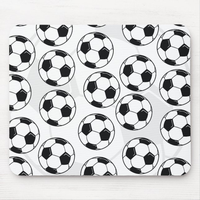 Soccer Balls Mousepad (Front)