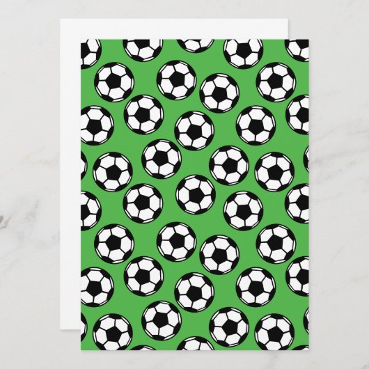 Soccer Balls Pattern (Front/Back)