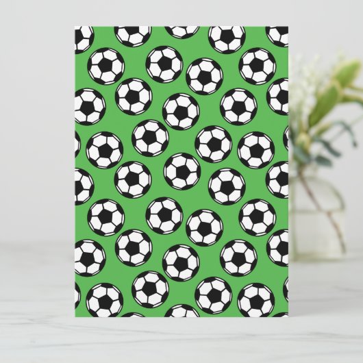 Soccer Balls Pattern (Standing Front)