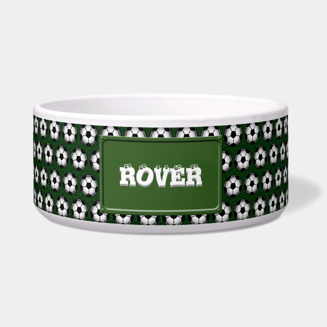 Soccer balls pattern bowl (Front)