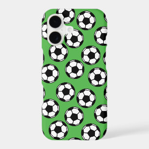 Soccer Balls Pattern iPhone 17 Case