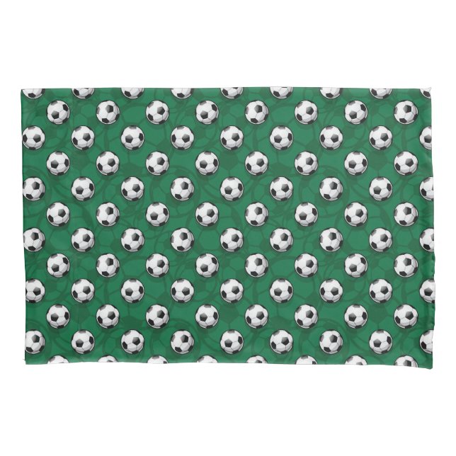 Soccer balls pillow case (Front)
