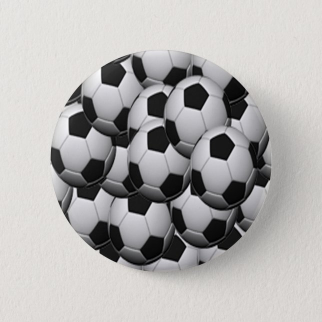 SOCCER balls Pinback Button (Front)