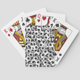 Soccer Balls Playing Cards