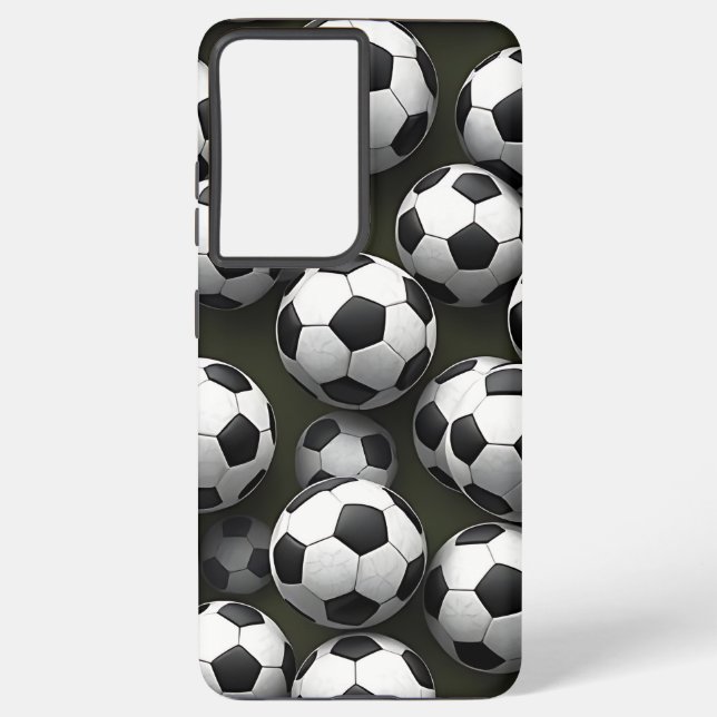 Soccer Balls Samsung Galaxy Case (Back)