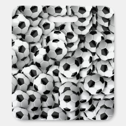 Soccer Balls Seat Cushion