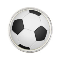Soccer Balls Sports pattern Pin