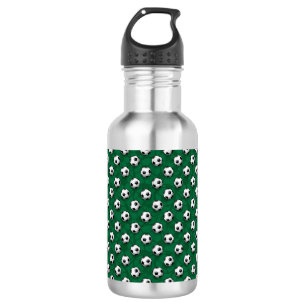 Soccer balls stainless steel water bottle
