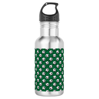 Soccer balls stainless steel water bottle