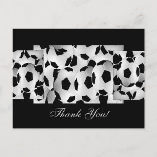 Soccer Balls-Thank You Postcard