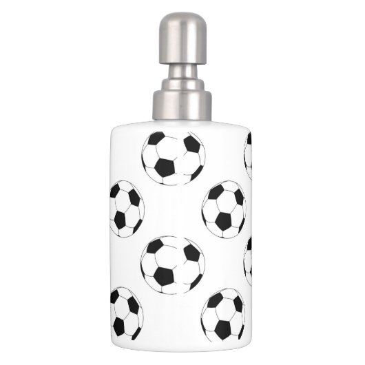 Soccer balls Toothbrush holder & Soap Dispenser (Back)