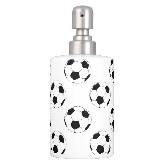 Soccer balls Toothbrush holder & Soap Dispenser (Front)