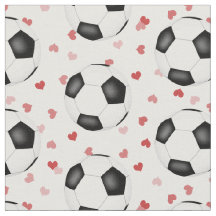 soccer balls with tiny hearts pattern sports