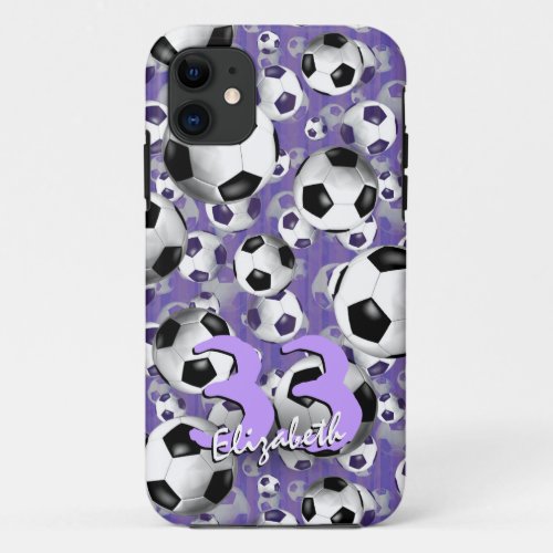 Soccer Ballz Womens soccer iPhone 11 Case