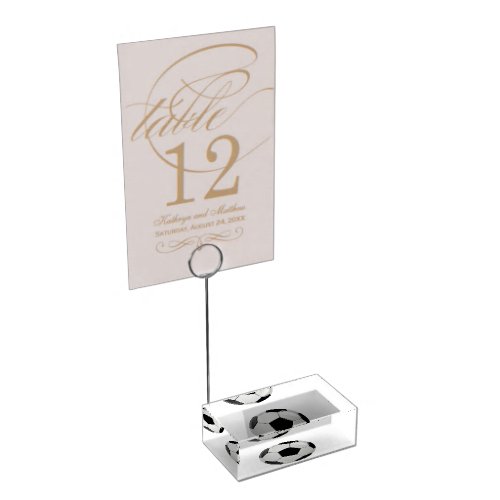 Soccer Banquet Table Card Holder