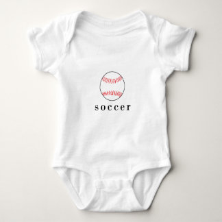 Soccer Baseball Funny Hilarious Sports T-Shirt Baby Bodysuit