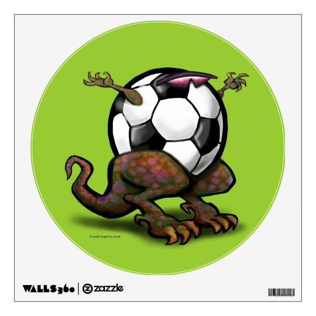 Soccer Beast Wall Decal (Front)