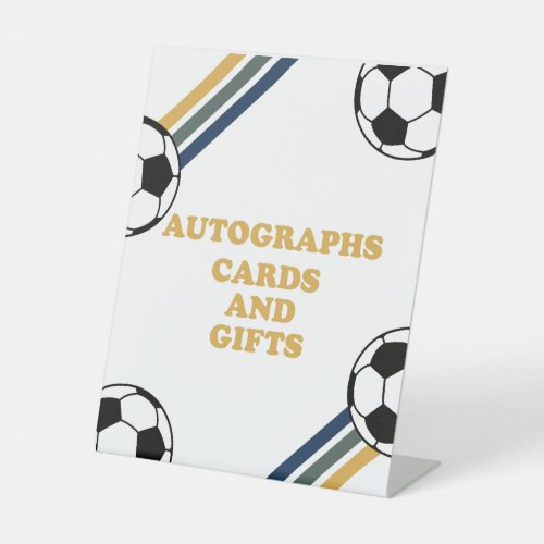 Soccer Birthday Autographs Sign