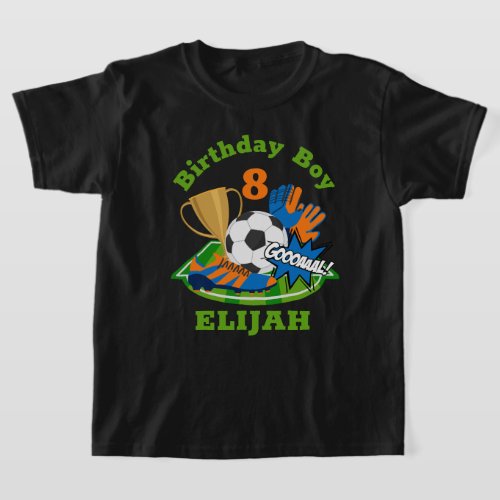 Soccer Birthday Boy Sports Birthday Shirt