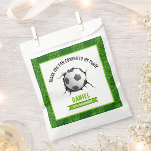 Soccer Birthday Favor Bag