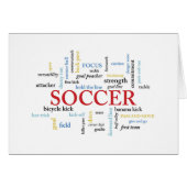 Soccer Birthday in Words (Front Horizontal)