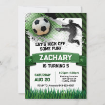 Soccer Birthday Invitation