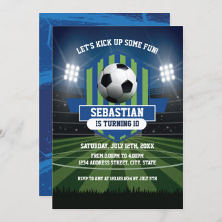 Soccer Birthday Invitation