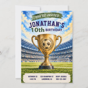 Soccer Birthday Invitation