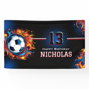 Soccer Birthday Party Banner