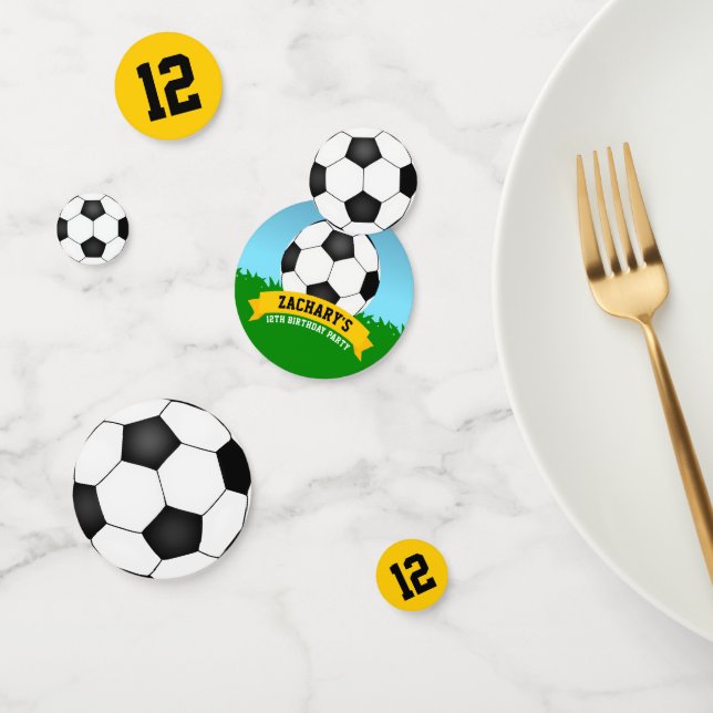 Soccer Birthday Party Confetti (Group)