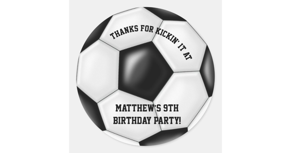 Soccer Birthday Favor Tags Had A Ball Favor Tag Soccer First