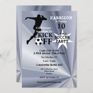 Soccer Birthday Party Invitation
