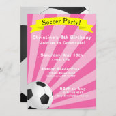 Soccer Birthday Party Invitation (Front/Back)