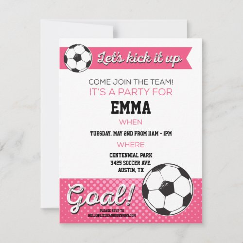 Soccer Birthday Party Invite 425x55 _ Girl