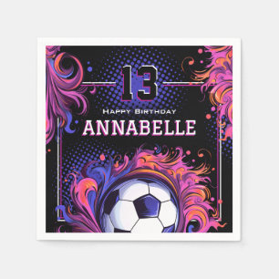 Soccer Birthday Party Napkins