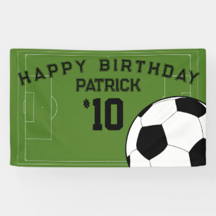 Soccer Birthday Party Personalized Banner